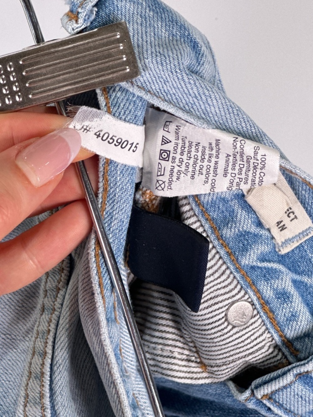 Madewell The Perfect Summer Jean High Rise Distressed Cotton Light Wash Denim 26 - Picture 7 of 13